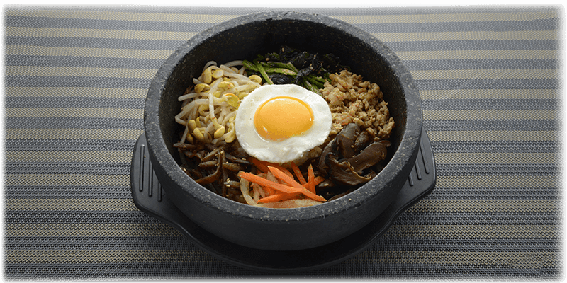 Korean Vege With Rice